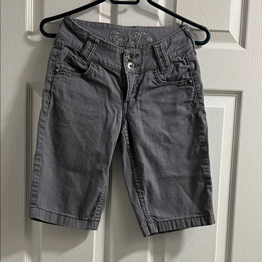 Esprit Charcoal Casual Shorts